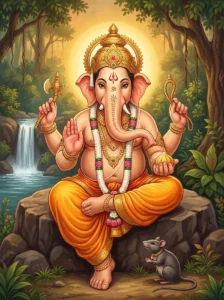 Ganesa, The remover of obstacles. Read Vedas, Puranas, Upanishads, Scriptures Online in Telugu, Hindi and English at VedicPeople.com