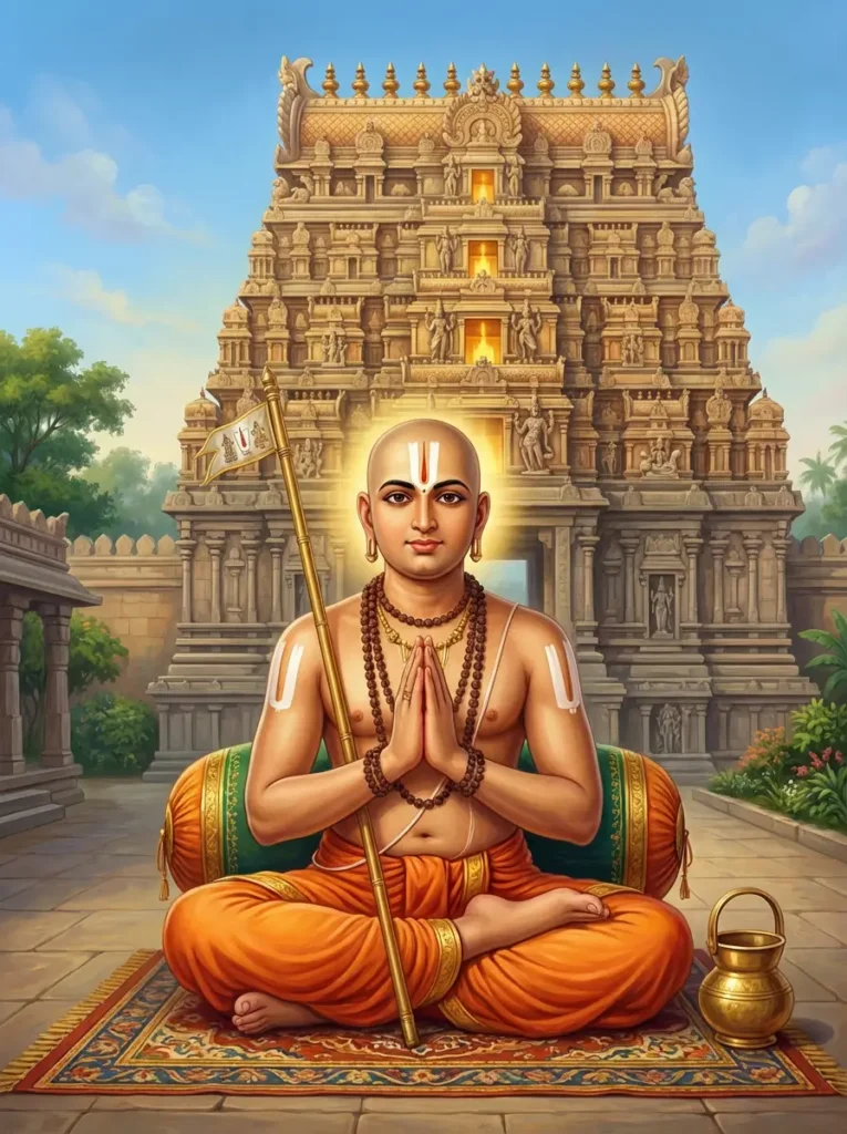 Ramaujacharya, The Most Important Exponent of Visishtadvaita sect of Vaishnavism. Read Vedas, Puranas, Upanishads, Scriptures Online in Telugu, Hindi and English at VedicPeople.com